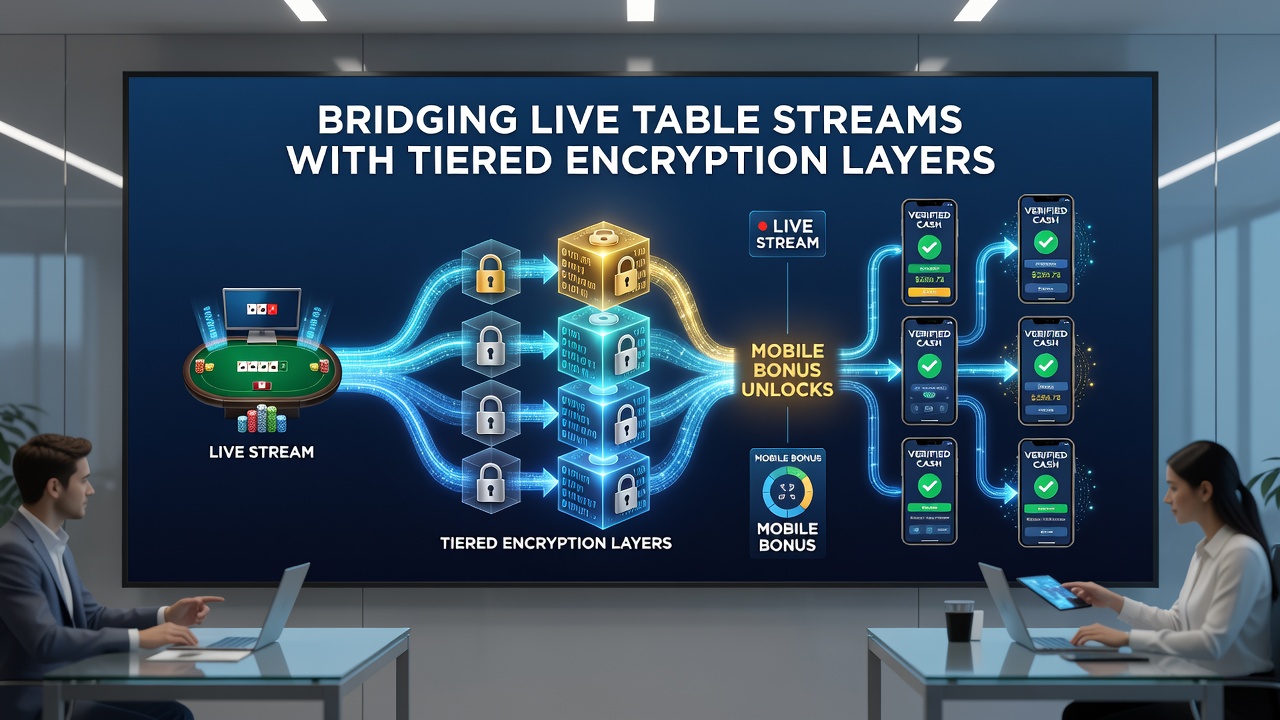 Mobile interface showing encrypted transaction verification during a live casino cashout process