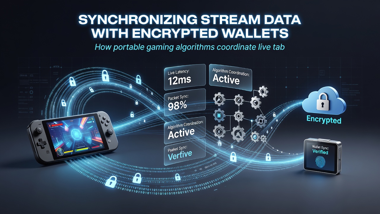 Diagram of data flow between live stream servers, encryption modules, and mobile wallet verification
