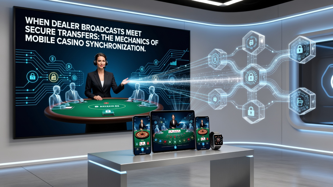 Mobile casino interface showing live dealer stream synchronized with secure payment transfer on a smartphone screen
